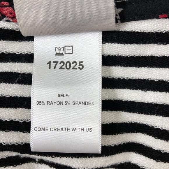 Anthropologie Dolan Left Coast V-Neck Striped Front Tie Dress Coquette Preppy S - Picture 7 of 8